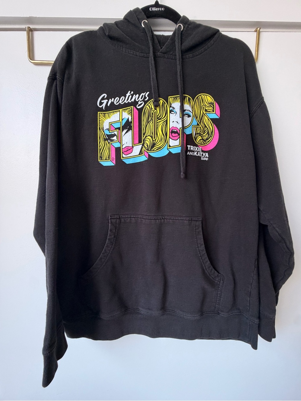 Trixie & Katya Live Black Graphic Hoodie
